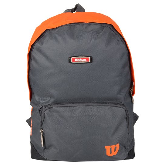 Mochila Wilson Esportiva WTIX13551B - Chumbo+Laranja