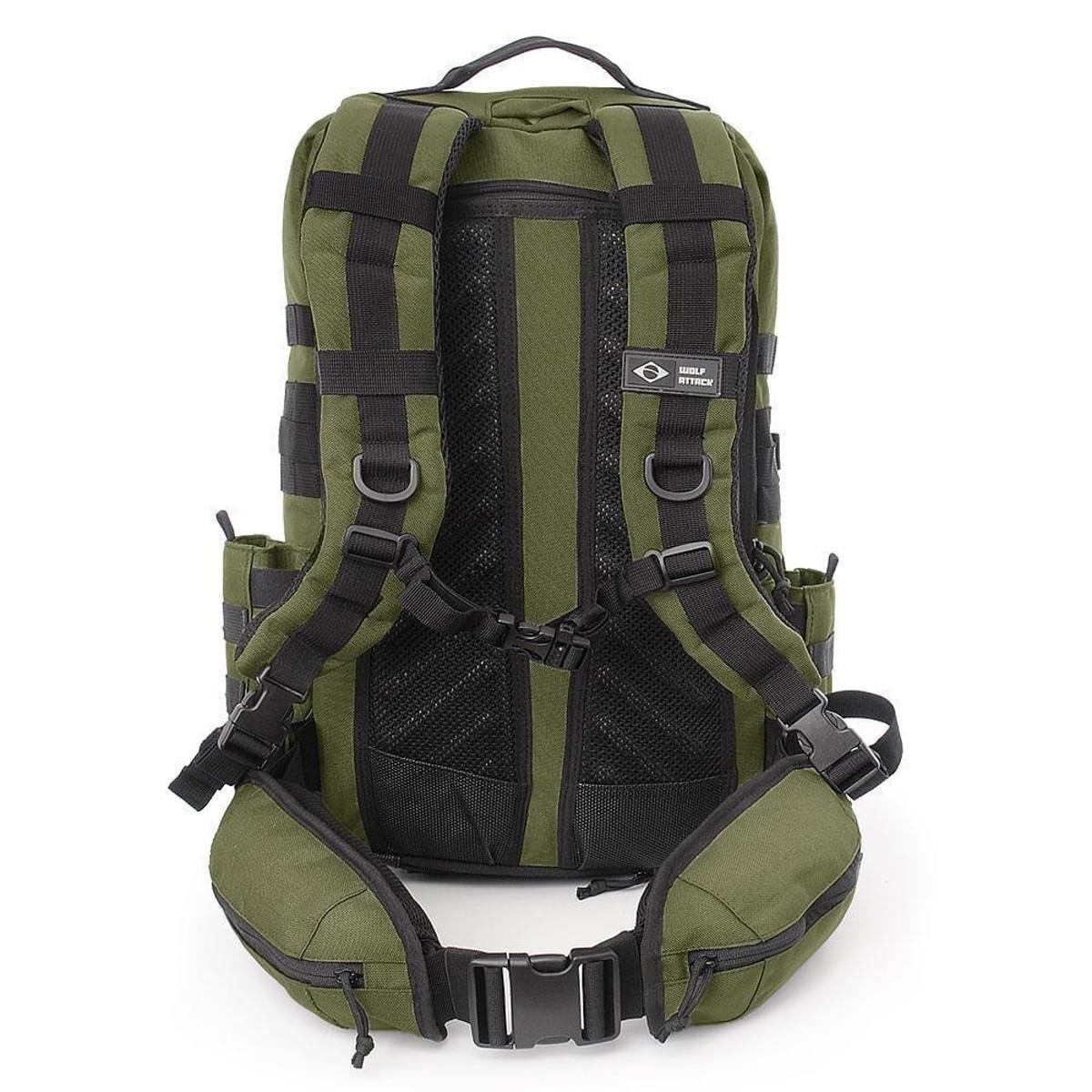 Mochila Wolf Cargo Army Green Cordura® Ykk® - 2ª Geração Wolf