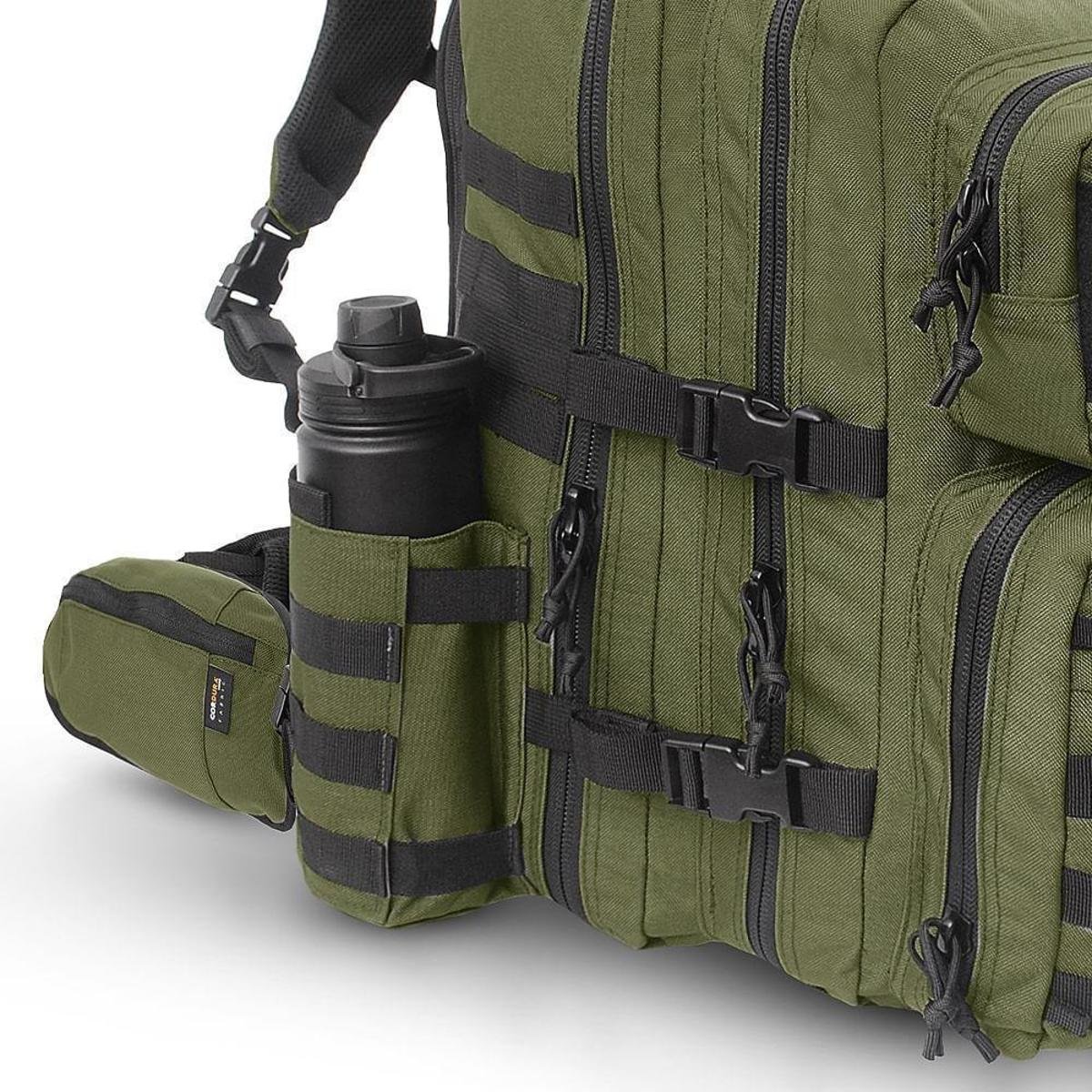 Mochila Wolf Cargo Army Green Cordura® Ykk® - 2ª Geração Wolf