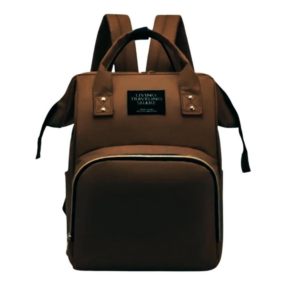 Mochila Yepp Bolsa Saída Maternidade Nova Multifunção - Marrom Menor preço em Mochila Yepp Bolsa Saída Maternidade Nova Multifunção - Marrom