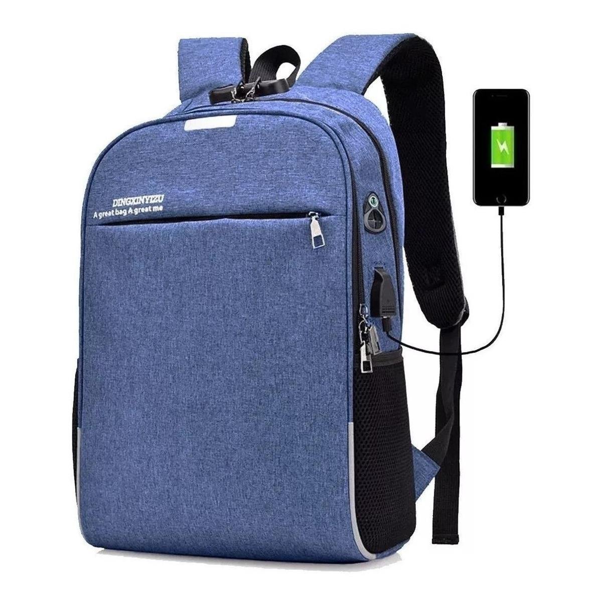 Mochila Yepp Notebook Executiva Anti Furto Senha USB Entrada Fone - Azul é ruim? Mochila Yepp Notebook Executiva Anti Furto Senha USB Entrada Fone - Azul é boa?