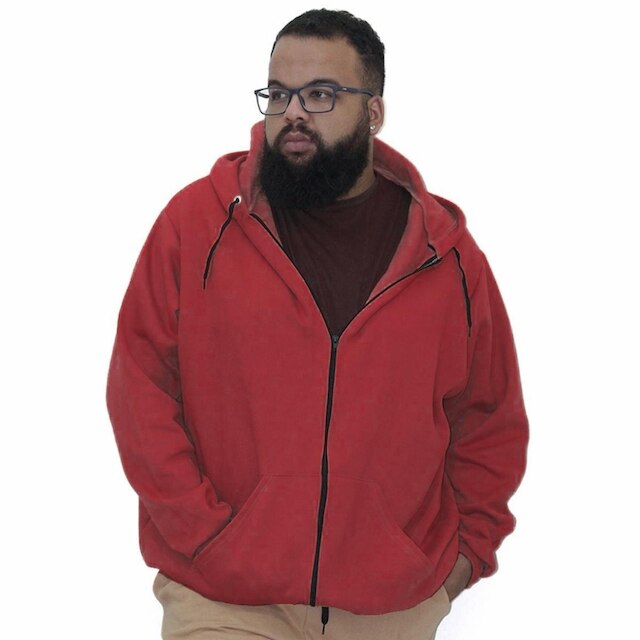 Moletom Aberto Plus Size Jaqueta Com Zíper Capuz Bolsos Blusa de Frio G1 A G5