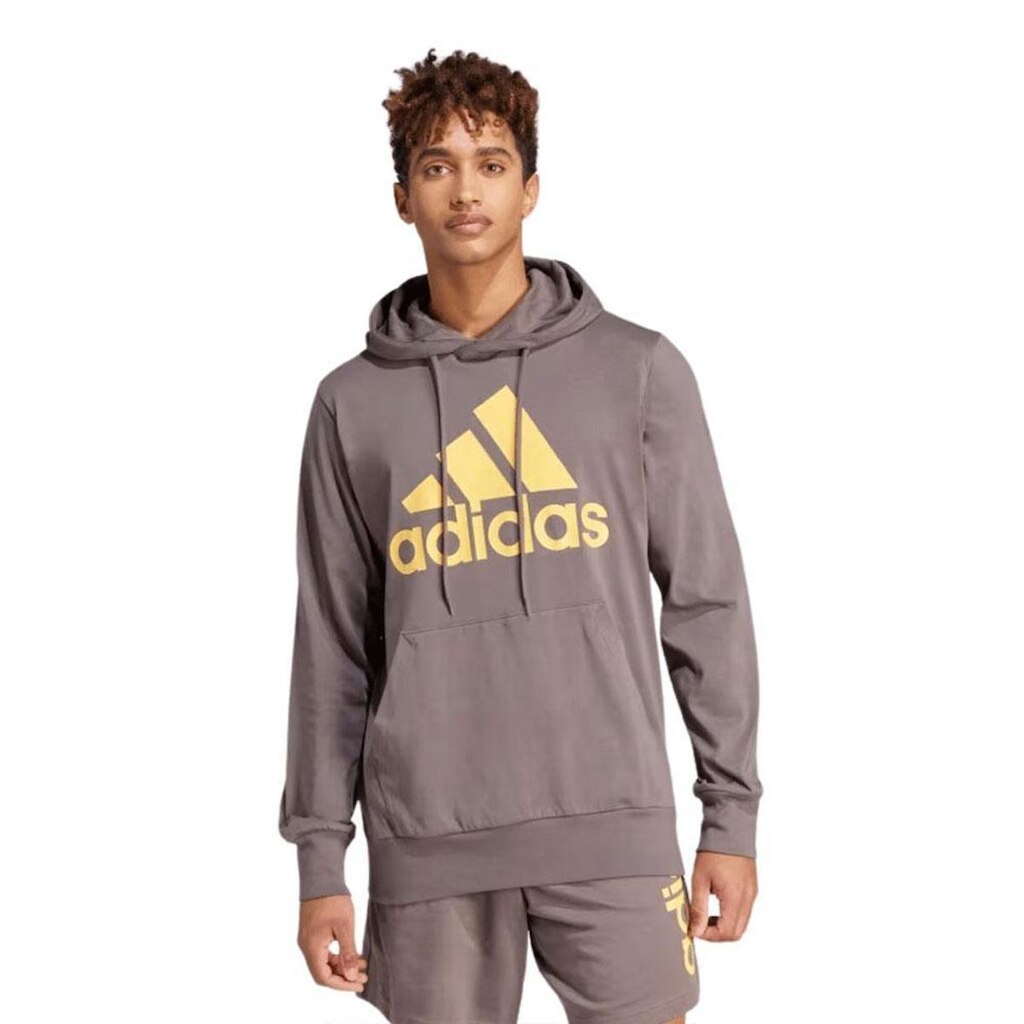 Moletom Adidas Big Logo Capuz Marrom