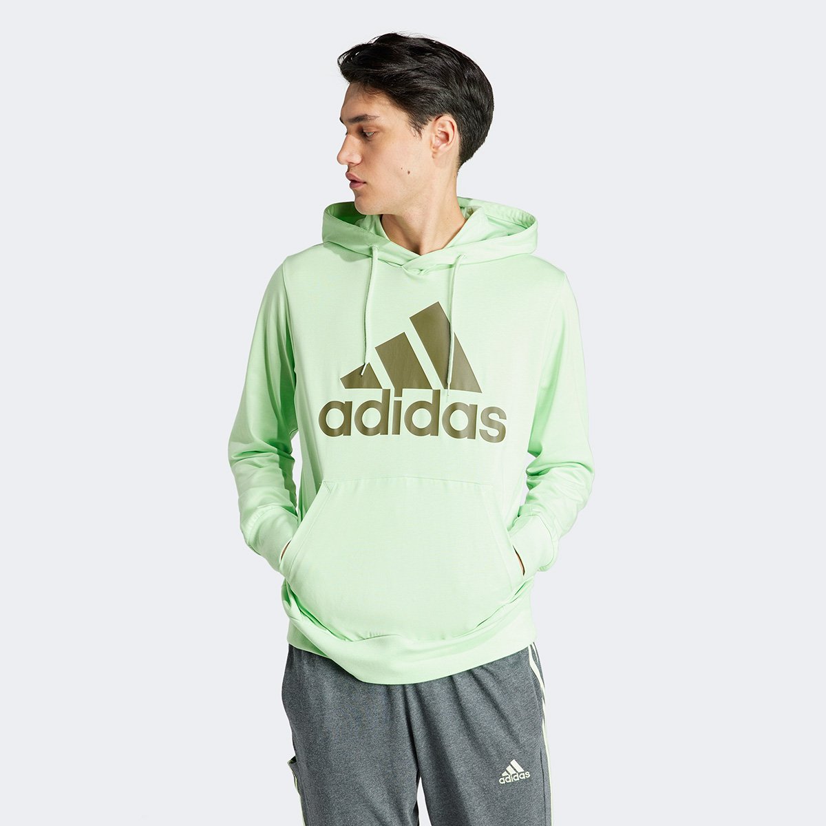 Moletom Adidas Big Logo Capuz Masculino Menor preço em Moletom Adidas Big Logo Capuz Masculino