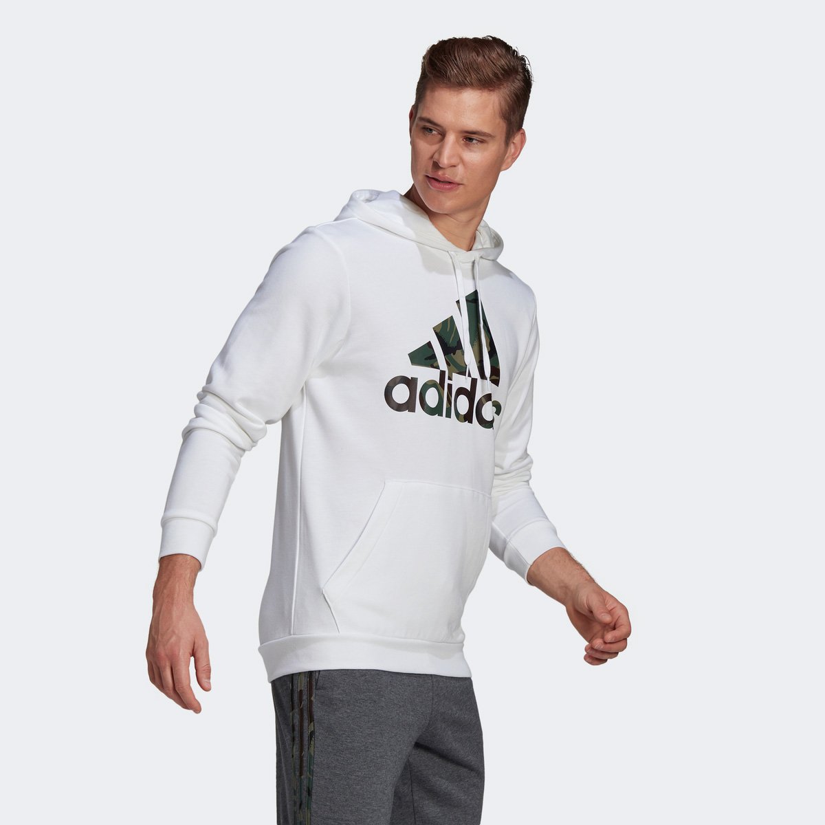 adidas polyester moletom com capuz
