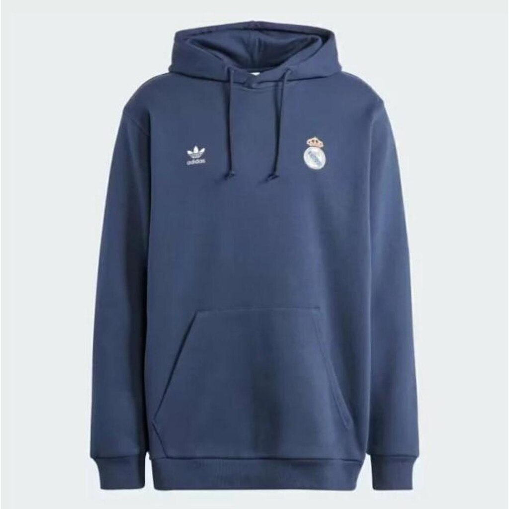 Moletom Adidas Capuz Real Madrid Essentials Trefoil IL1025