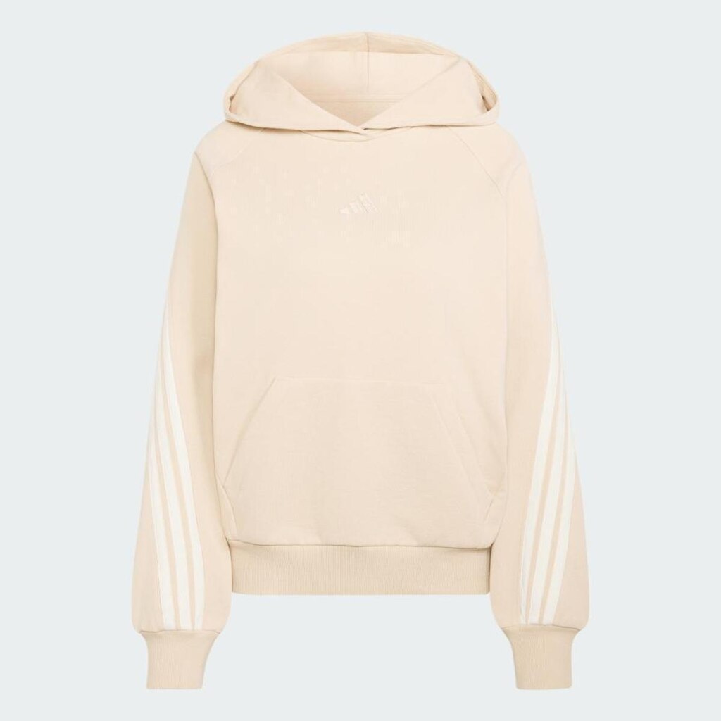 Moletom adidas Com Capuz Kit 3-Stripes   Feminino