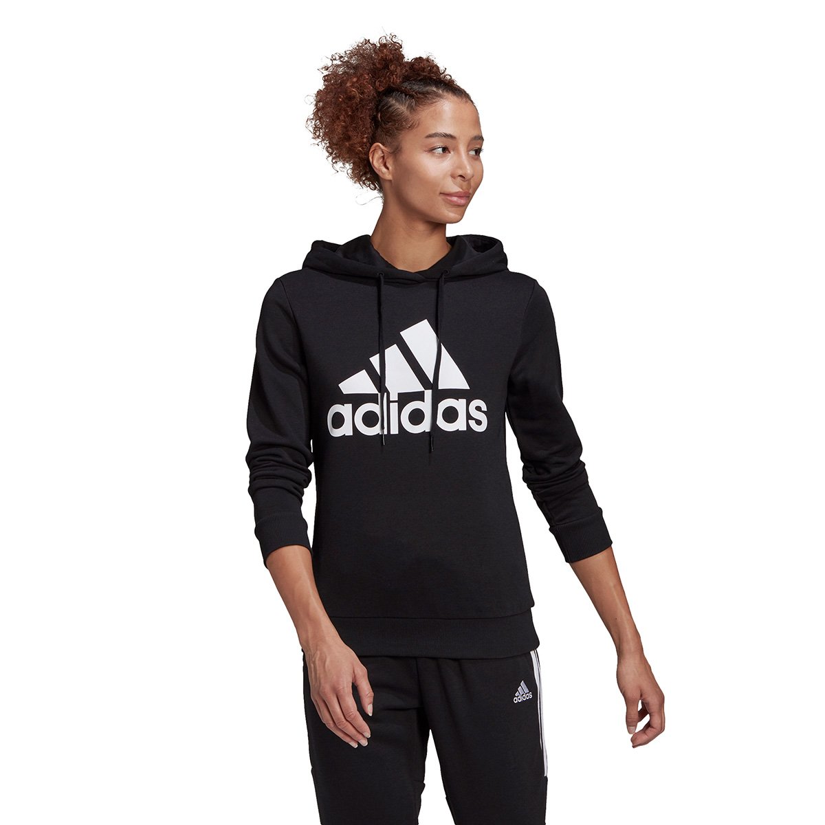 Moletom Adidas Logo Capuz Feminino Menor preço em Moletom Adidas Logo Capuz Feminino