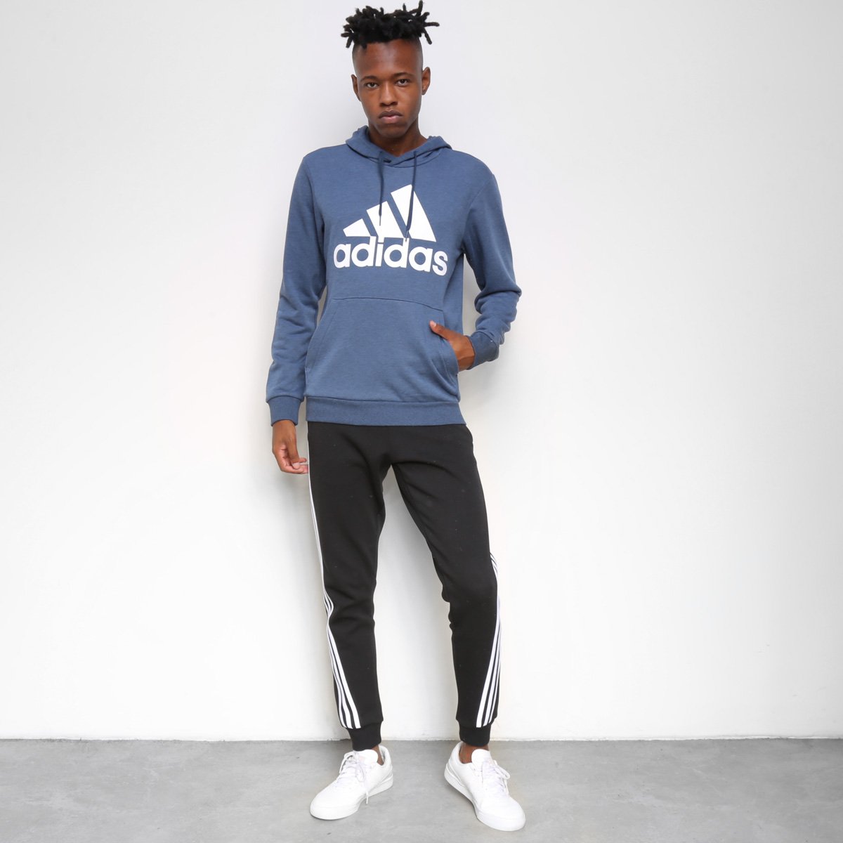 plus size adidas moletom com capuz dress