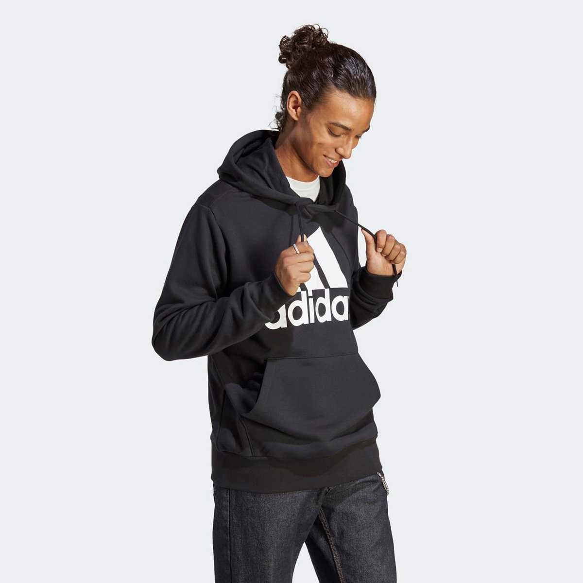 Moletom Adidas Logo Com Capuz Masculino Menor preço em Moletom Adidas Logo Com Capuz Masculino