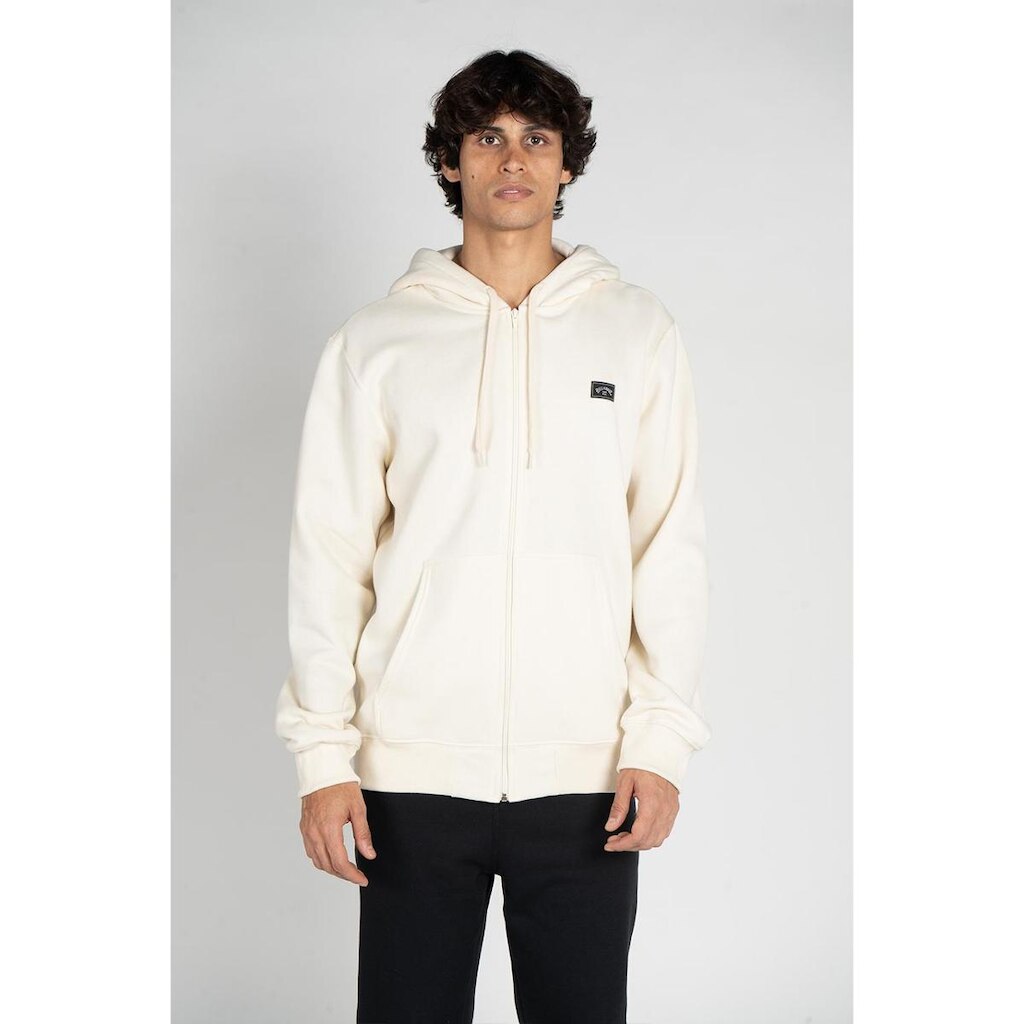 Moletom Billabong Aber Small Arch Patch Off White-
