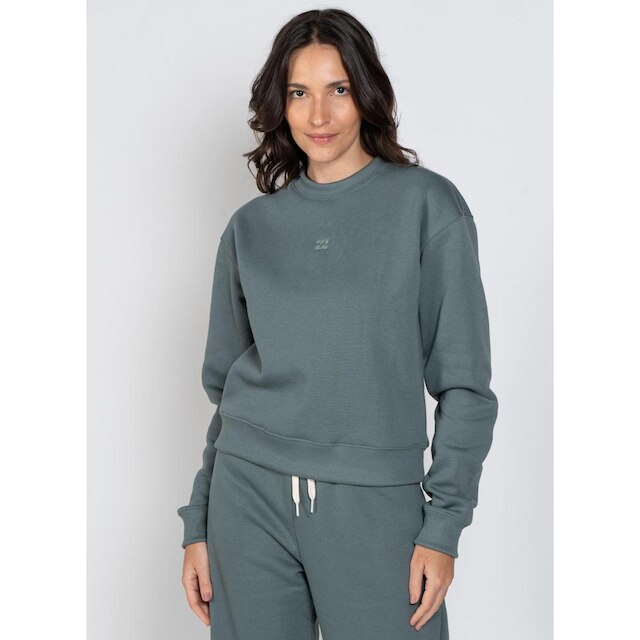 Moletom Billabong Care Cropped Fleece 2 Verde Militar-Verde Militar-G
