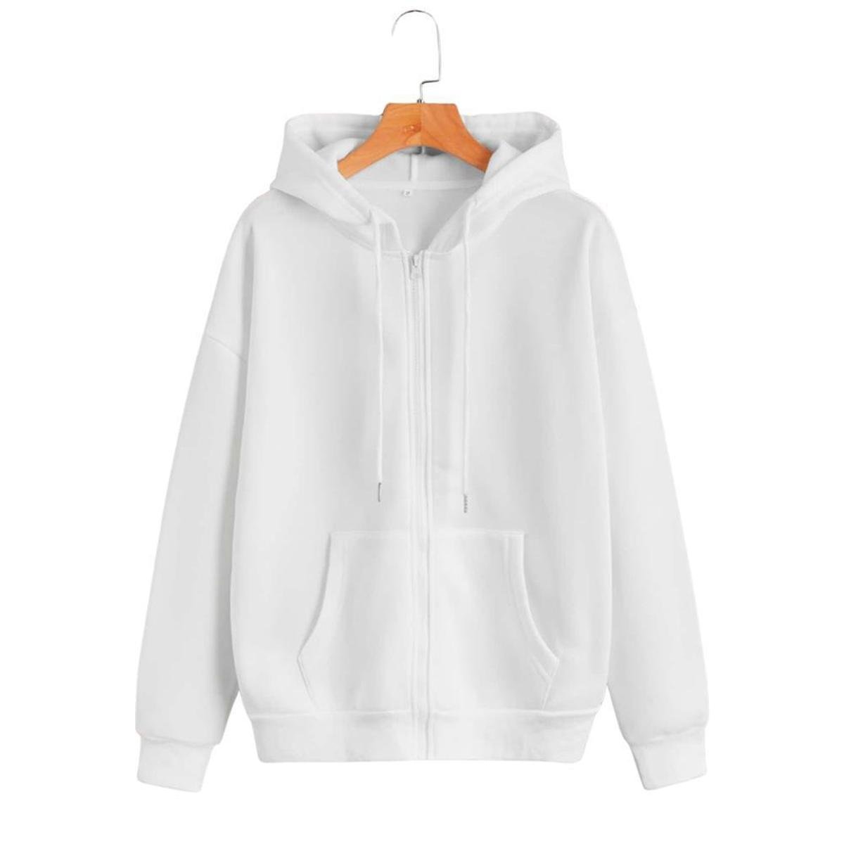 Roupa Blusa Branca Feminina De Frio Moletom Blusa De Frio Feminino