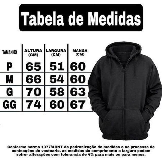 Moletom Blusão Masculino/Feminino Moletom Casaco Ziper Blusa Frio Preto