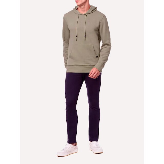 Moletom Calvin Klein Jeans Masculino Hoodie Cargo Caqui Médio