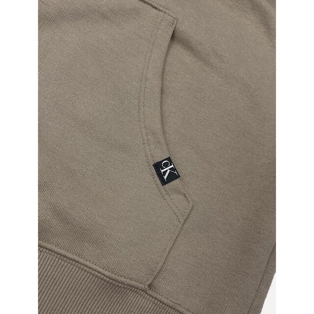 Moletom Calvin Klein Jeans Masculino Hoodie Cargo Caqui Médio