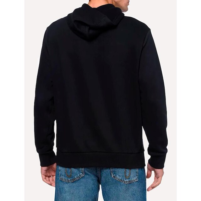 Moletom Calvin Klein Jeans Masculino Hoodie Issue Monograma Preto