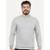 Moletom Calvin Klein Jeans Masculino Upper CK Bordado Cinza Mescla - Cinza