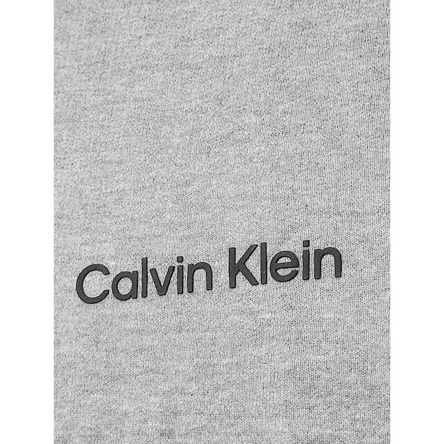 Moletom Calvin Klein Loungewear Masculino Half Zip Modern Logo Cinza Mescla