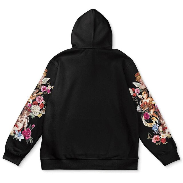 Moletom Canguru Anjos Floral