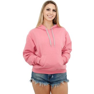 Moletom Canguru Feminino Premium Liso