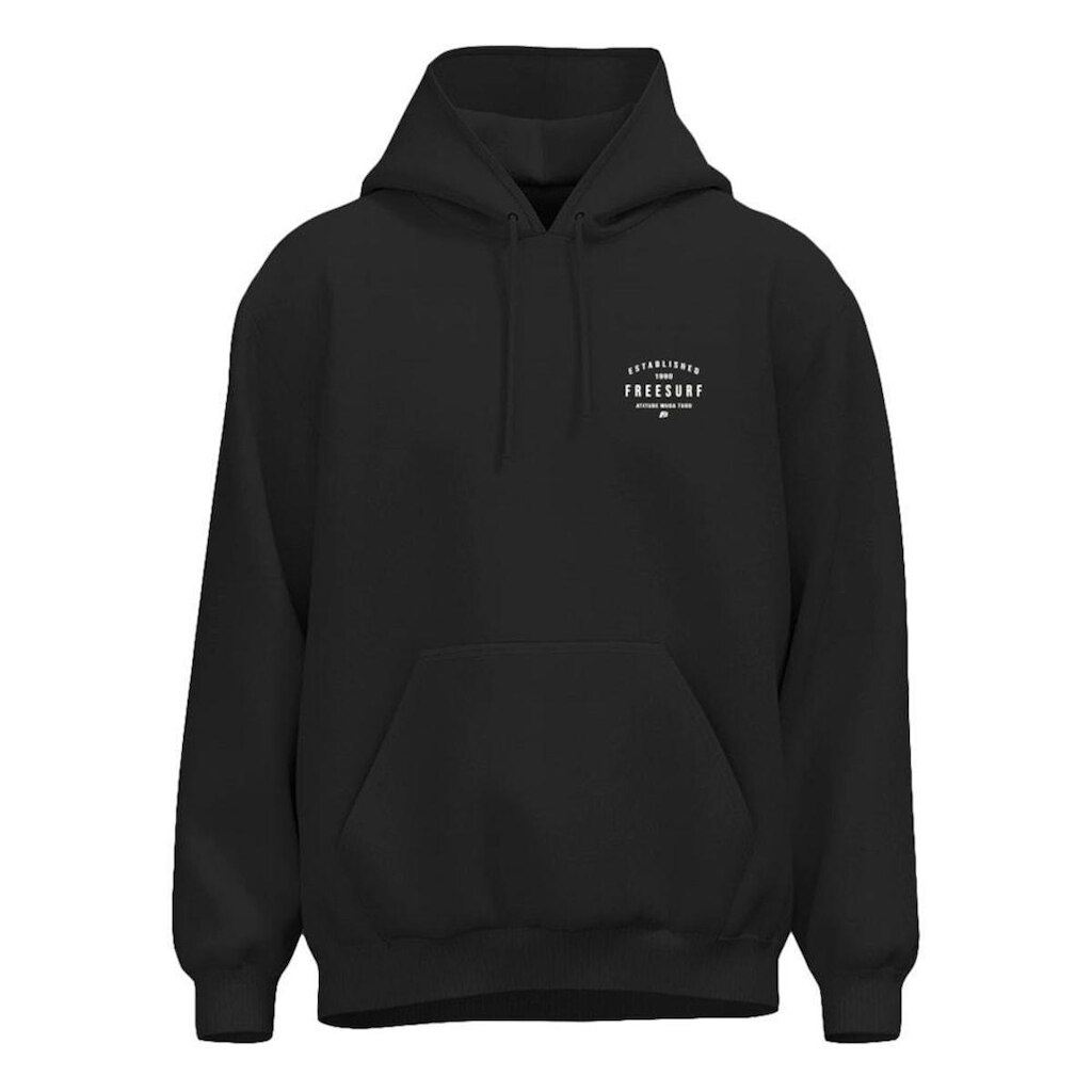 Moletom Canguru Freesurf Globe Preto