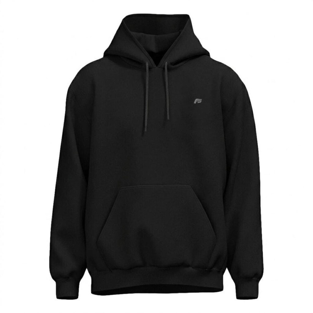 Moletom Canguru Freesurf Logo Básico Casual Preto