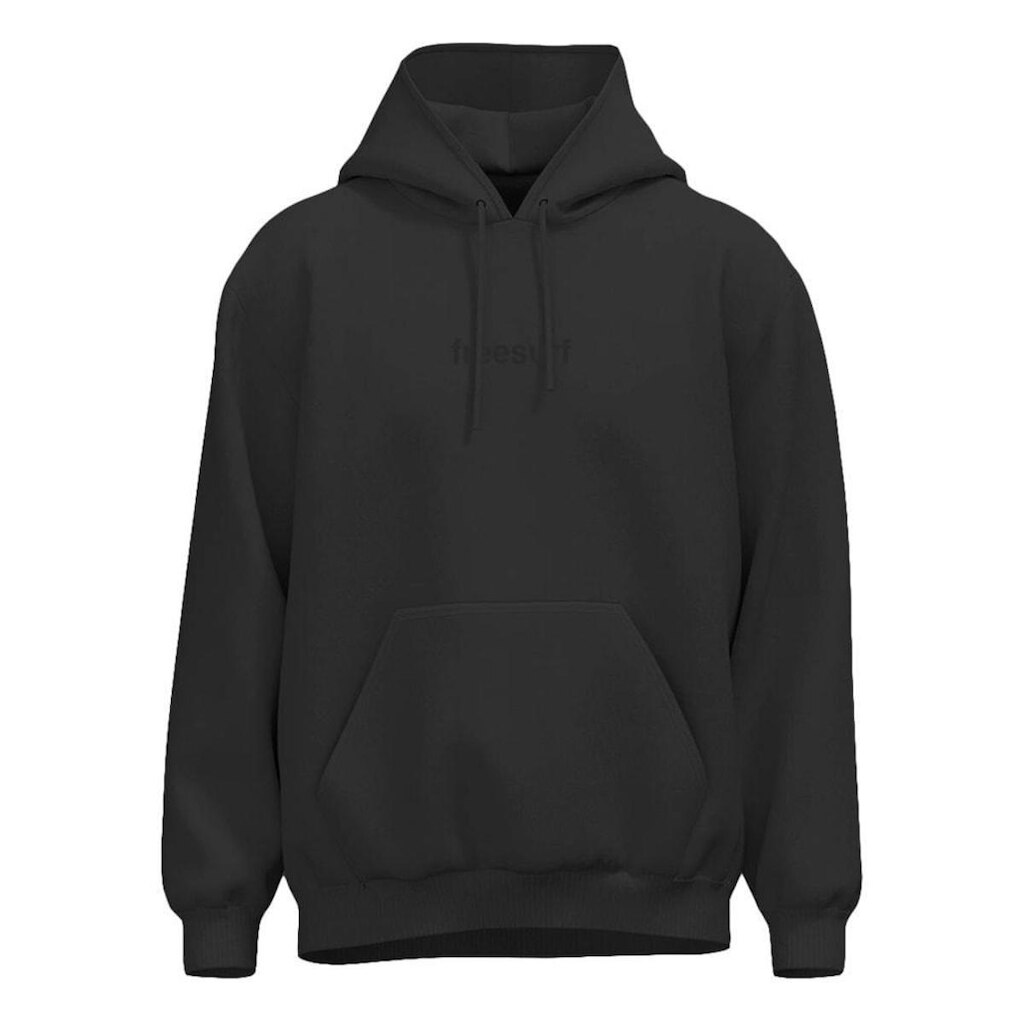 Moletom Canguru Freesurf Version Básico Preto
