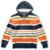 Moletom Canguru Listrado Golden River Stripes MD01 - Laranja