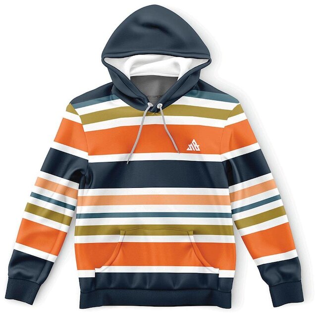 Moletom Canguru Listrado Golden River Stripes MD01