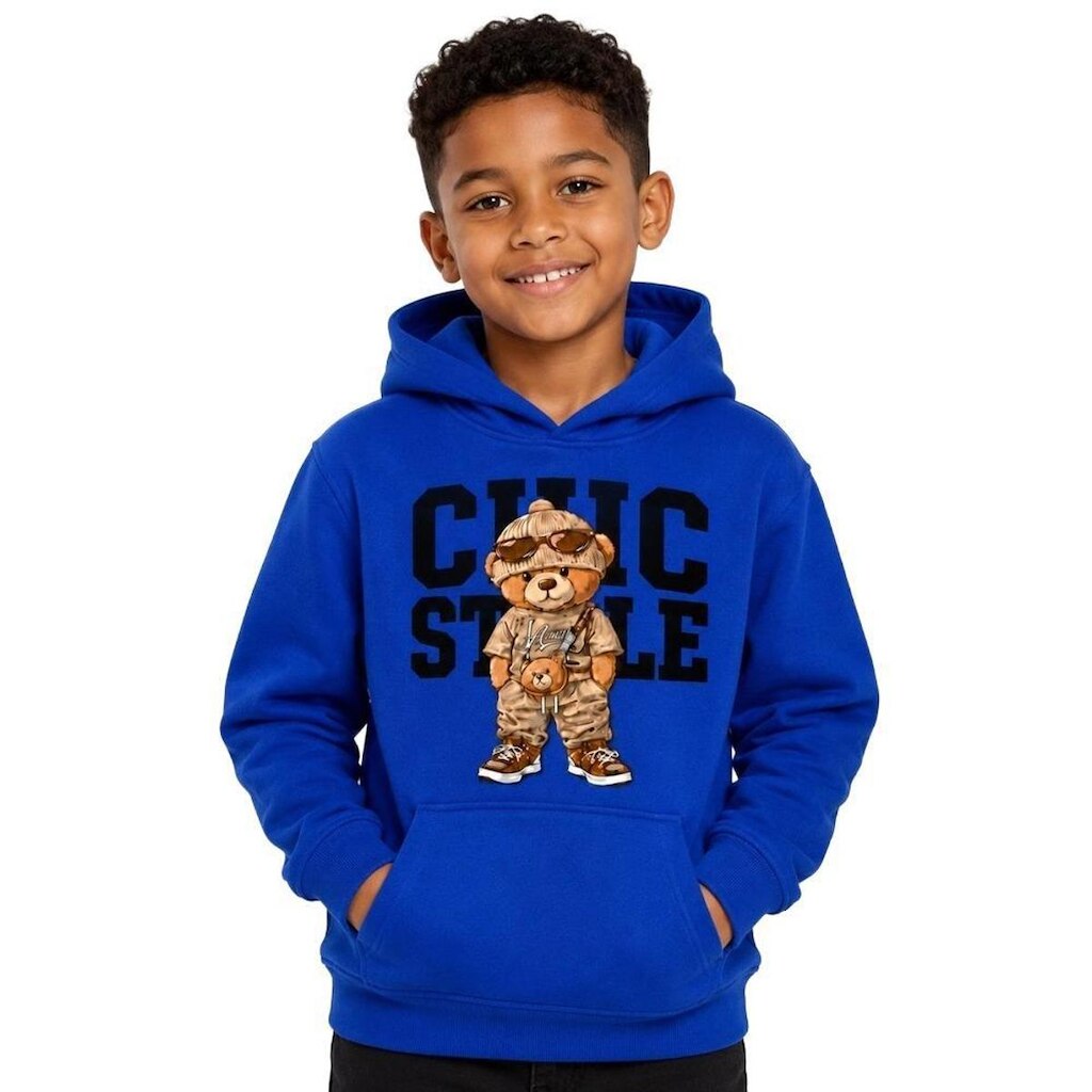 Moletom Canguru Menino Infantil Algodão Flanelado Quentinho