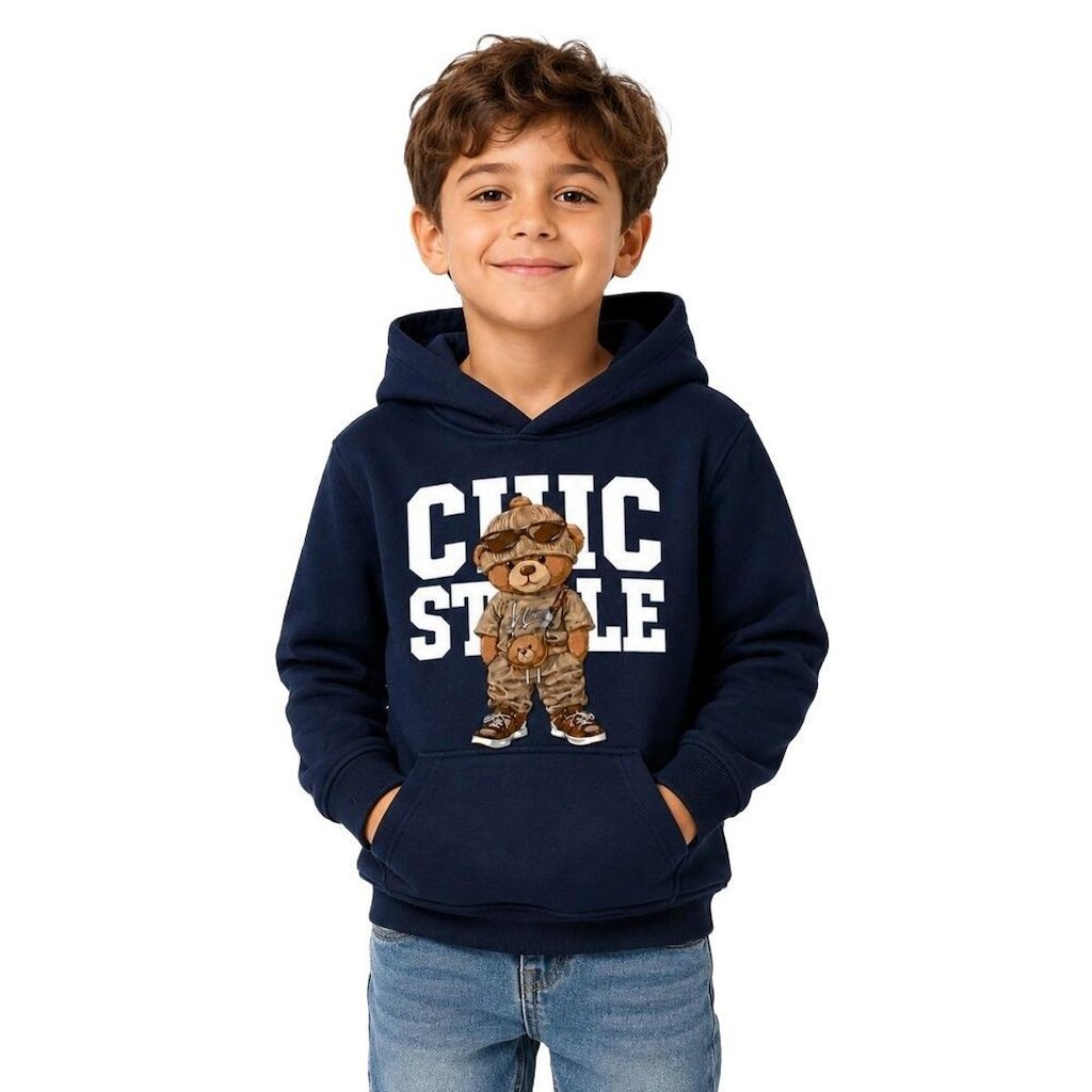 Moletom Canguru Menino Infantil Algodão Flanelado Quentinho