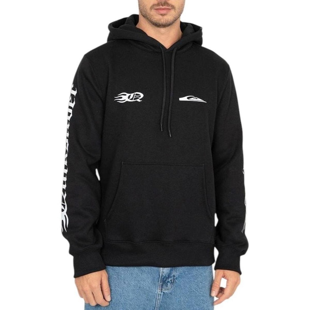 Moletom Canguru Quiksilver Q422A0162 Preto