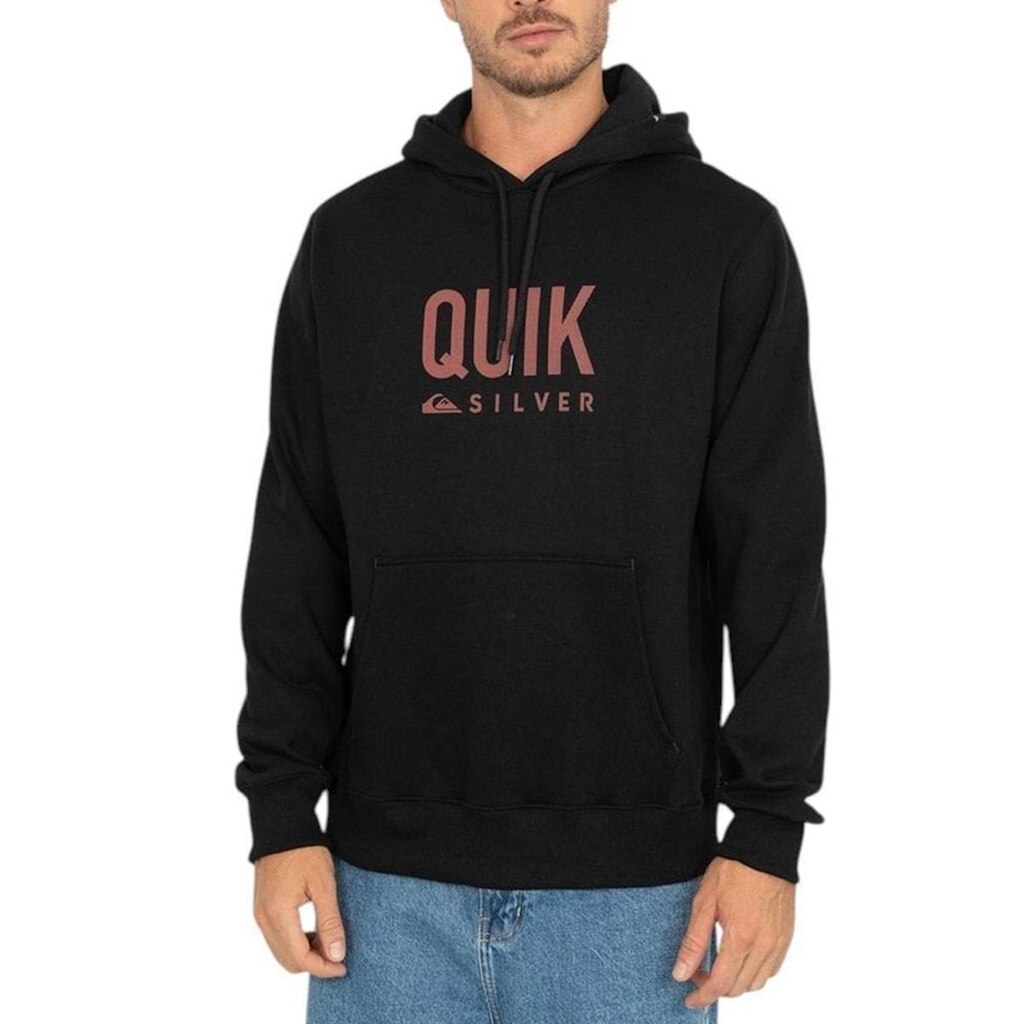 Moletom Canguru Quiksilver Q422A0170 Preto