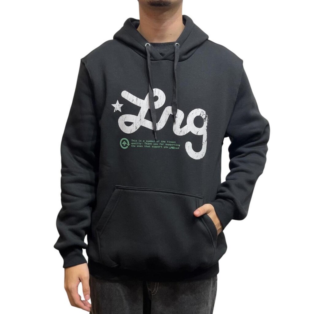 Moletom Canguru Script Suppot Poh- LRG