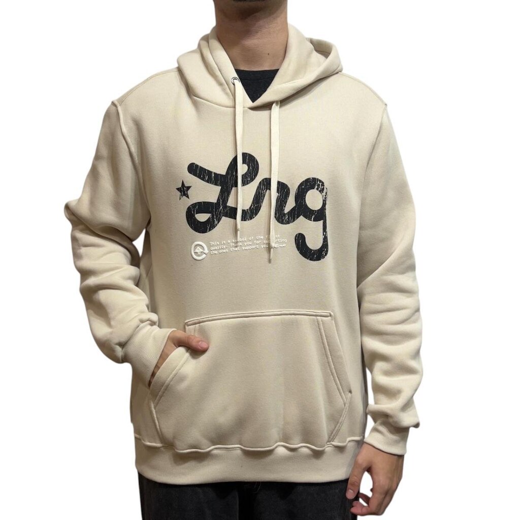 Moletom Canguru Script Suppot Poh- LRG