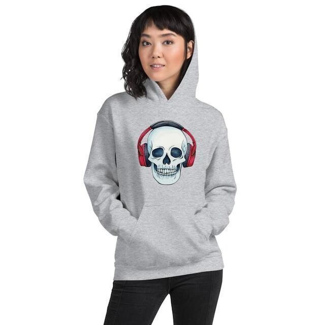 Moletom Canguru Unissex Caveira Skull