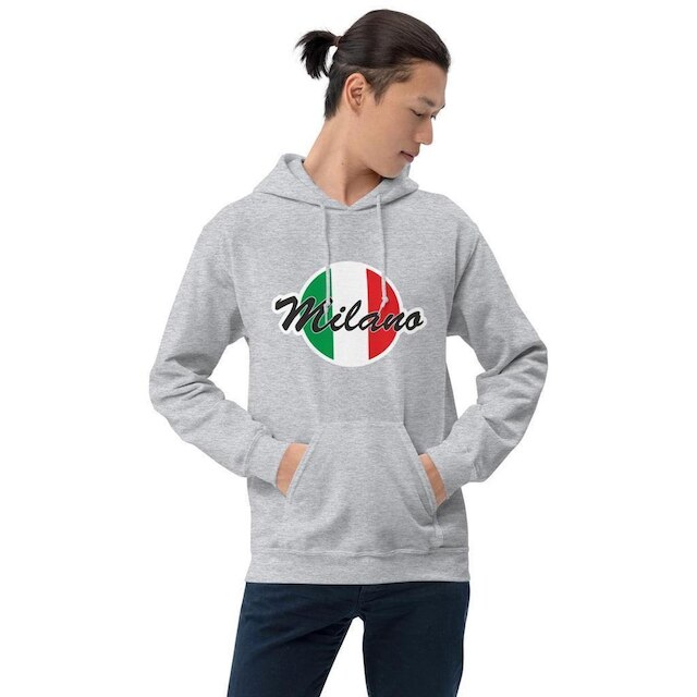 Moletom Canguru Unissex Milano Itália