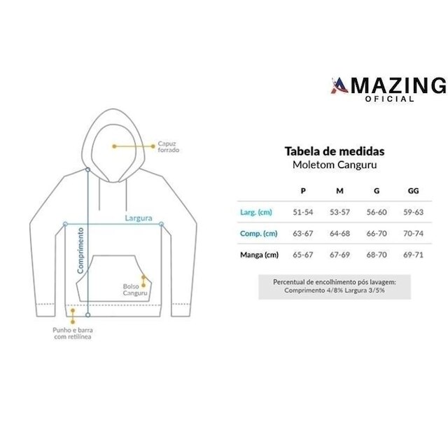 Moletom Canguru Unissex Milano Itália