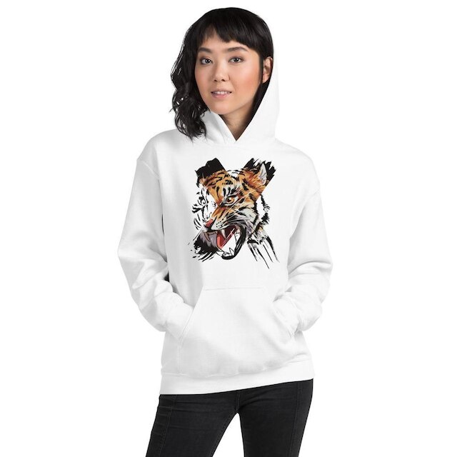 Moletom Canguru Unissex Tigre