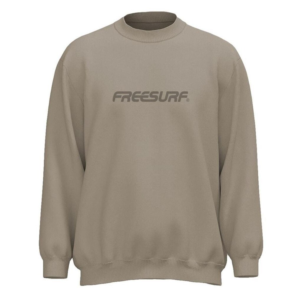 Moletom Careca Freesurf Classic Bege