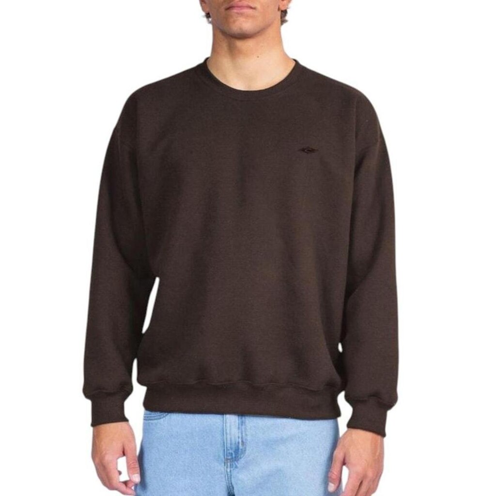Moletom Careca Rip Curl Classic Surf Og Crew Mocha