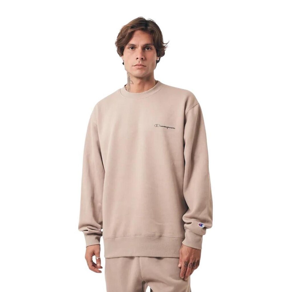 Moletom Champion Crewneck Athletic Script Masculino Azul