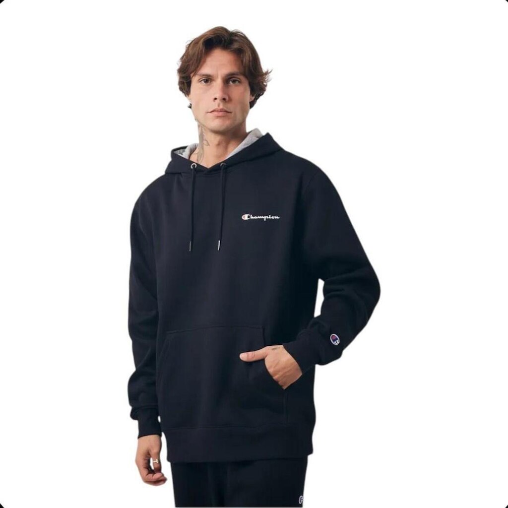 MOLETOM CHAMPION HOODIE ATHLETIC MINI SCRIPT