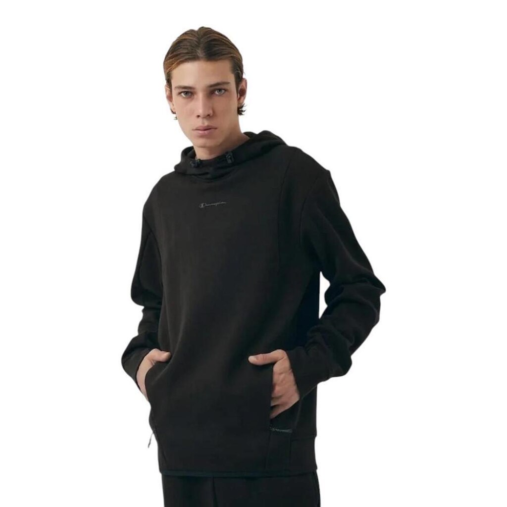 Moletom Champion Tech Hoodie Mini Script Logo Athletic