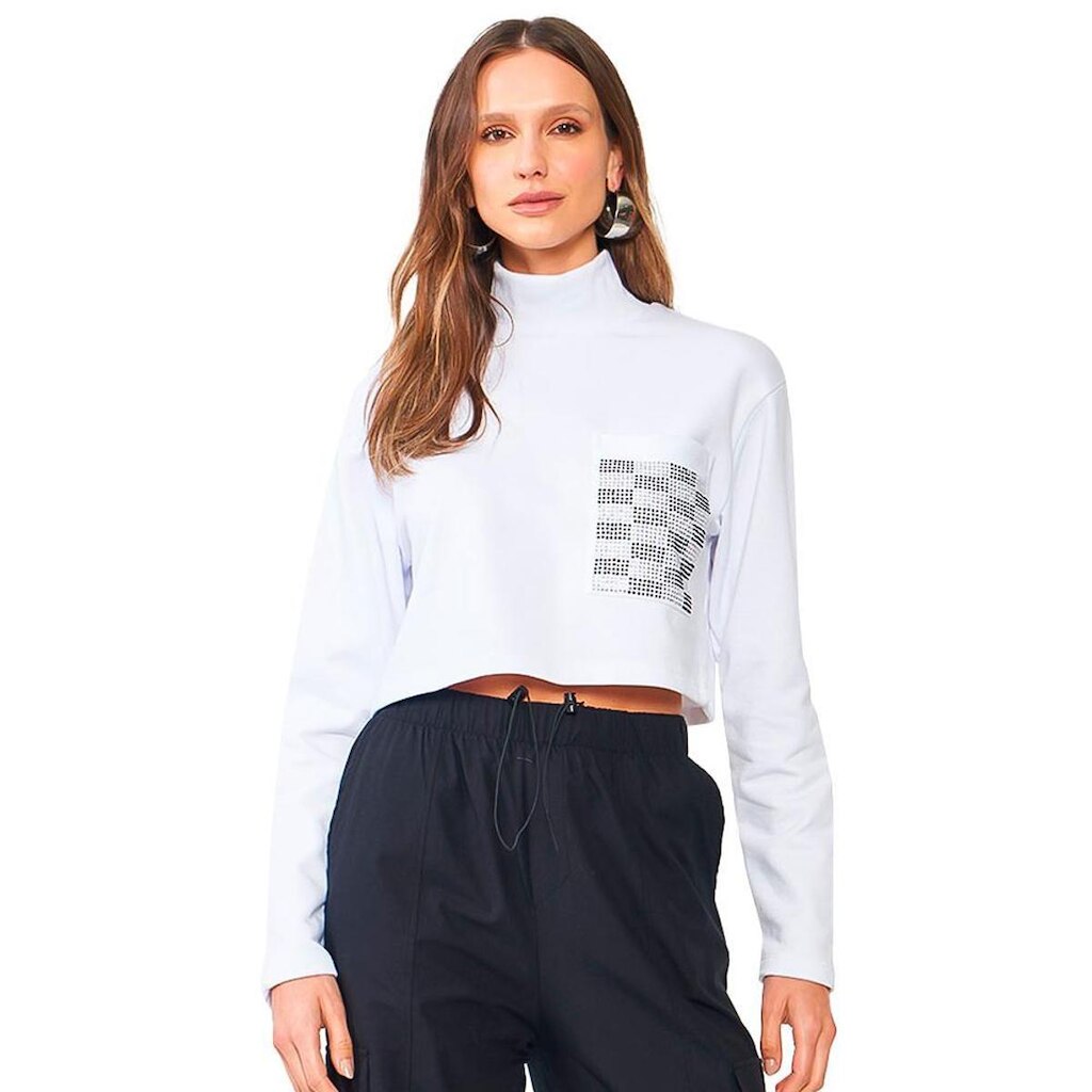 Moletom Colcci Aplicação Feminino