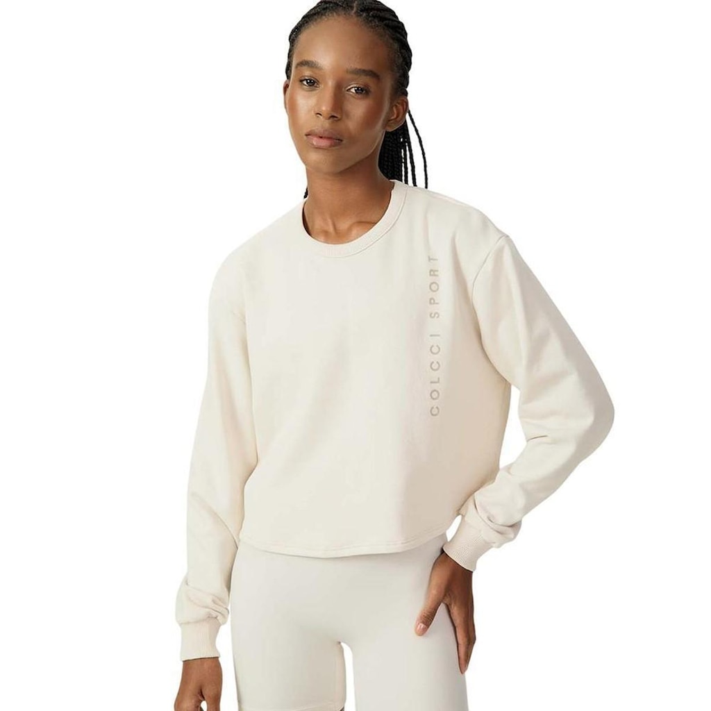 Moletom Colcci Cinza Shiro Feminino