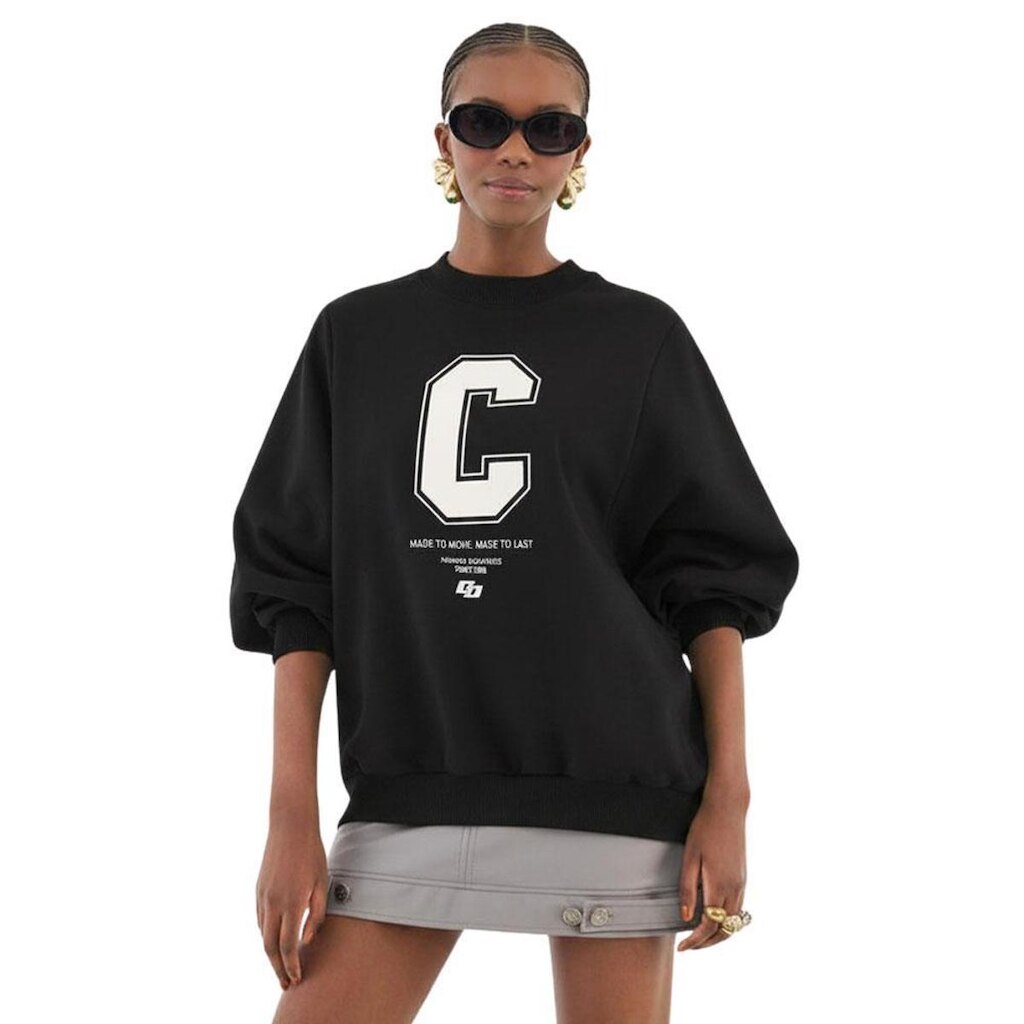 Moletom Colcci Feminino Comfort Com Estampa
