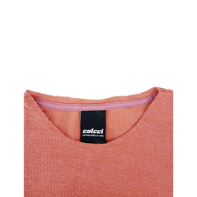 Moletom Colcci Masculino Crewneck Texture Refile Terracota Mescla