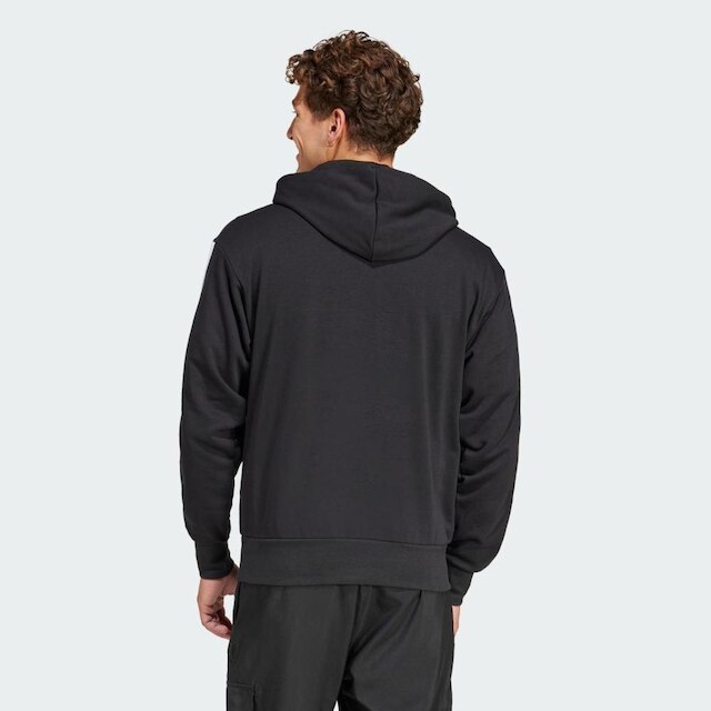 Moletom Com Capuz Adidas 3 Stripes Masculino